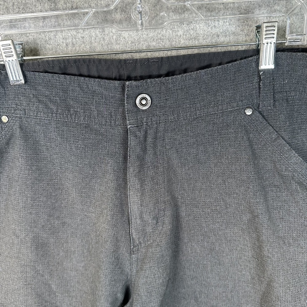 Kuhl Size 38 Mens Shorts Thin Gray Lightweight Zip Flat Front Hiking Pockets - Picture 2 of 12